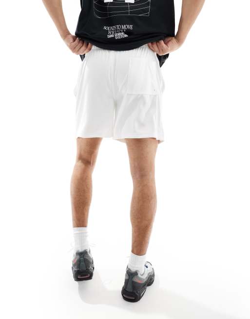 Nike Club mesh shorts in white | ASOS