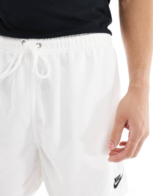 ウェア 00s- nike white mesh shorts Nike Club mesh shorts in white | ASOS