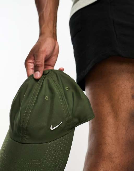 Nike metallic swoosh store cap