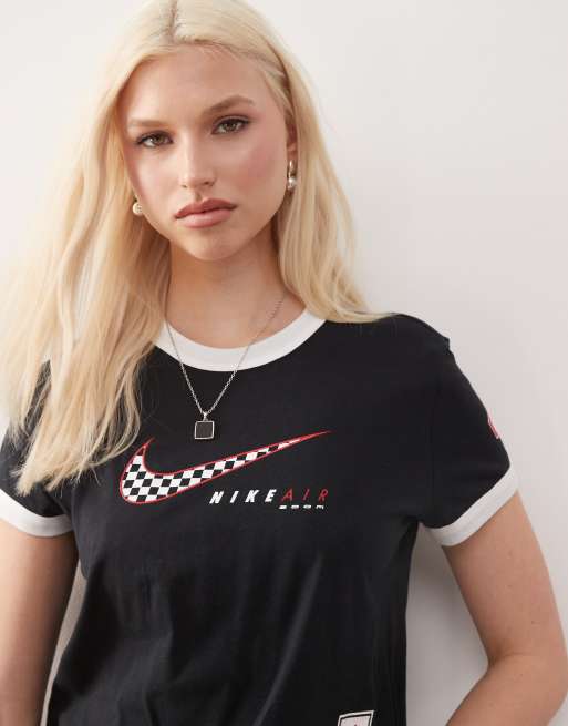 Nike - Club Moto - T-shirt nera taglio corto