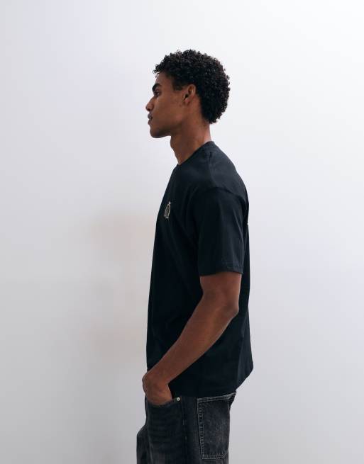Nike Club NCC backprint logo t-shirt in black, 4 of 5