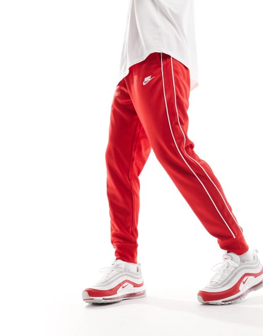 Red deals nike sweatpants