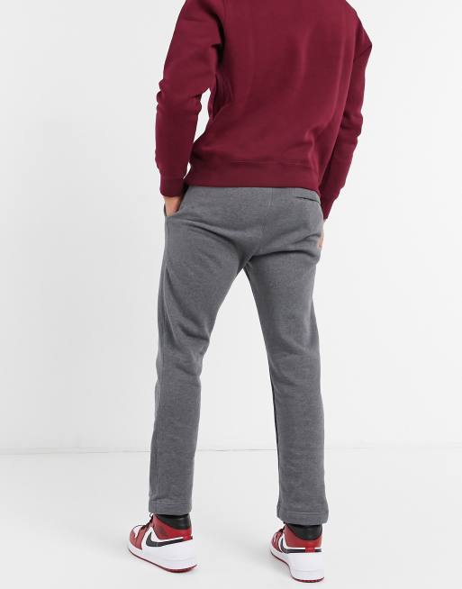 Nike Club Open Hem Sweatpants in Gray for Men