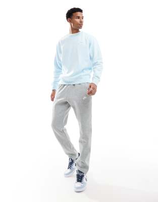 Club open hem sweatpants in gray