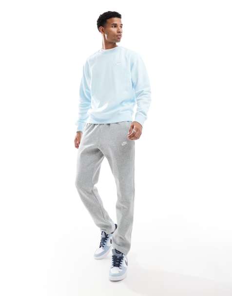 Nike Club open hem sweatpants in gray - view 1