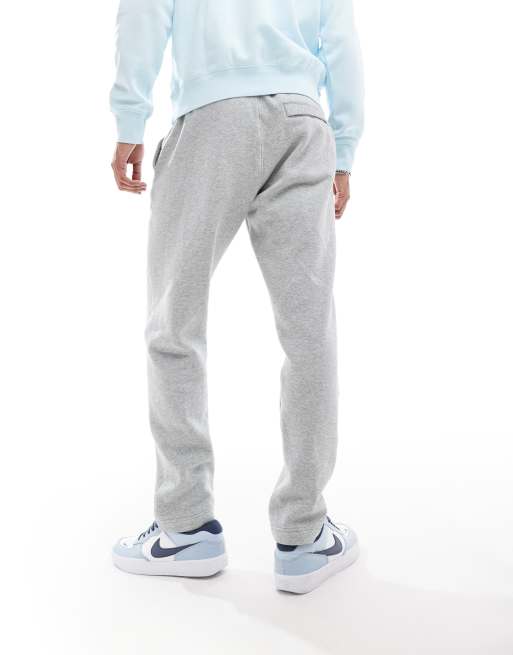 Nike Club open hem sweatpants in gray