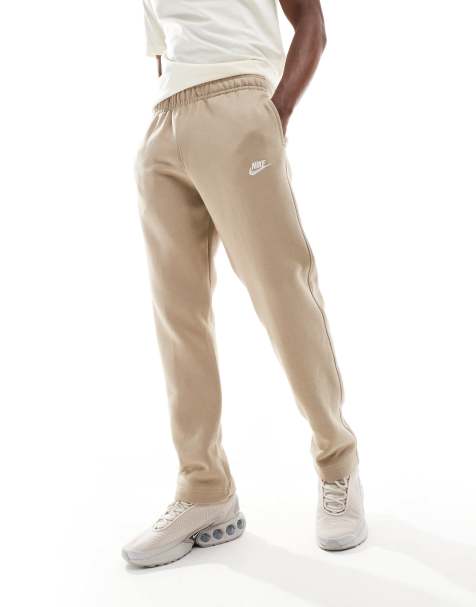 Nike Club open hem sweatpants in khaki - view 1