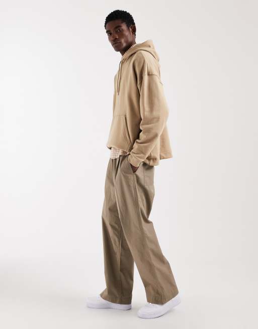 Nike Club – Oversize-Kapuzenpullover aus French Terry in Beige, 2 von 5