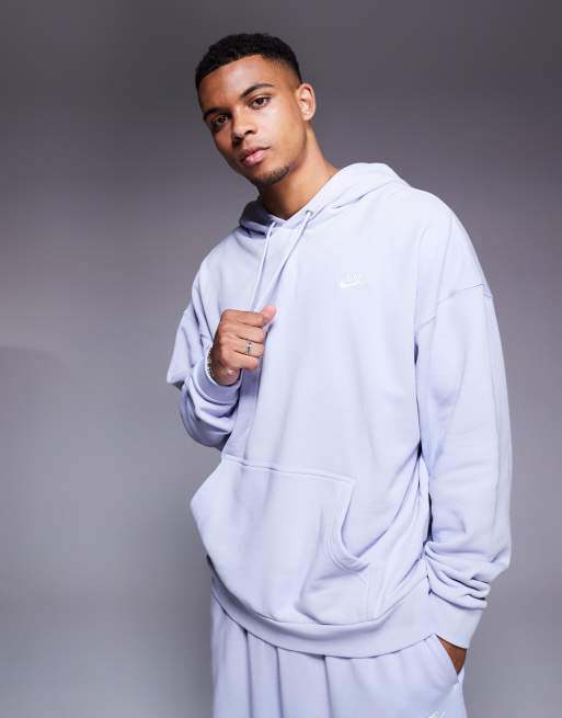 Nike - Club - Oversized hoodie van badstof in lila