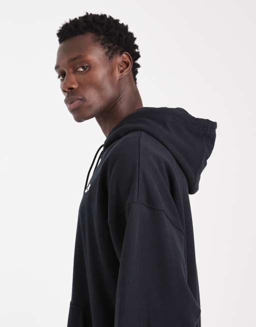 Nike - Club - Oversized hoodie van badstof in zwart, 4 van 5