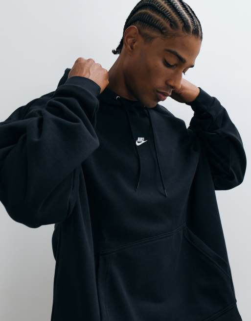 Nike - Club - Oversized hoodie van badstof in zwart, 3 van 5