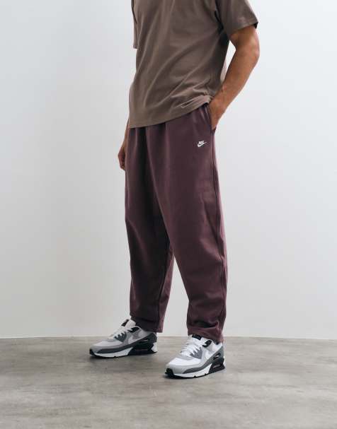 Nike - Club - Oversized og sorte joggingbukser i fransk terry-stof - view 1