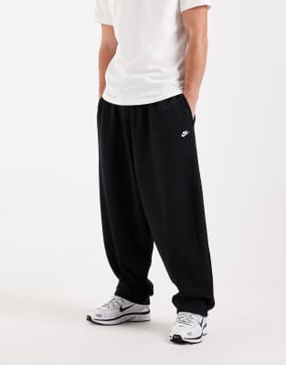 Nike Club Oversized Pants In Black