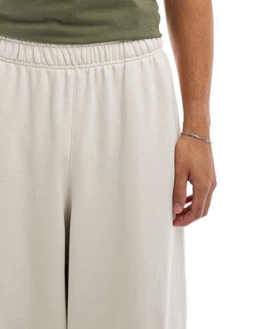 Nike Club oversized sweatpants in beige
