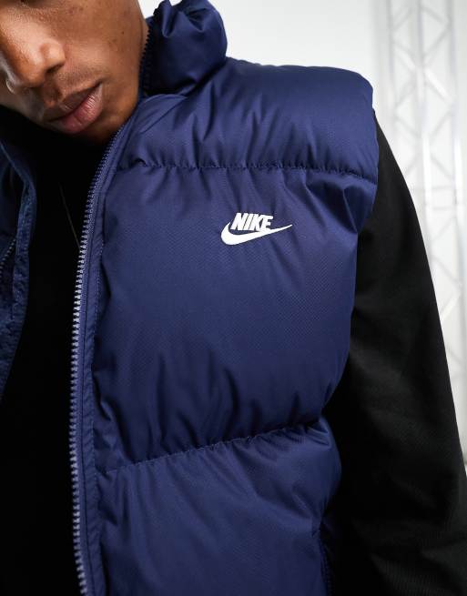 Nike Club padded gilet in dark blue | ASOS