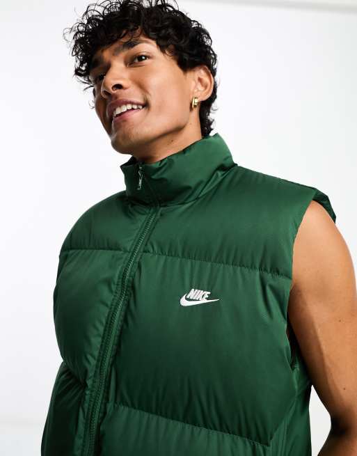 Nike on sale vest green