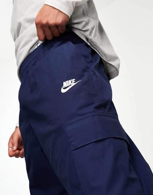 Nike Club Pantalon cargo Bleu marine