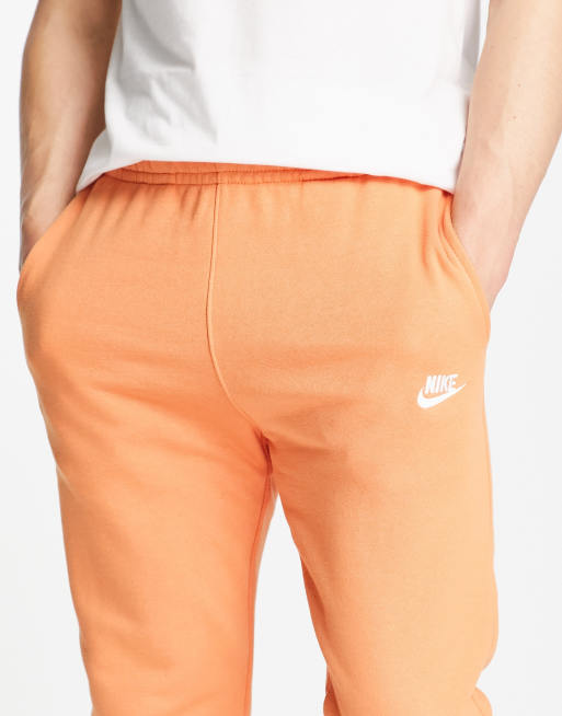Nike - Club - Pantalon de jogging ample resserré aux chevilles - Orange, 2 de 4