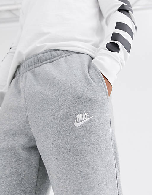 Nike - Club - Pantalon de jogging droit - Gris