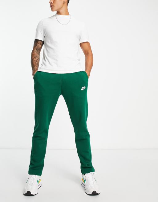 Pantalon jogging droit vert kaki femme