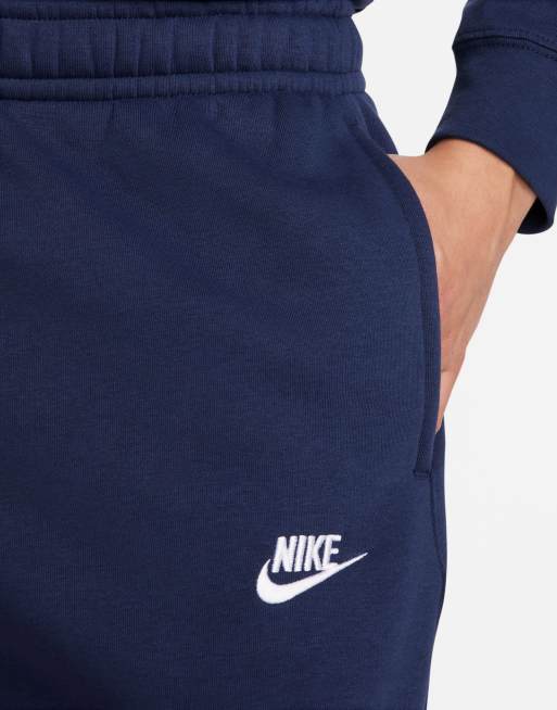 Nike Club - Pantalon de jogging resserré aux chevilles - Bleu marine, 2 de 4