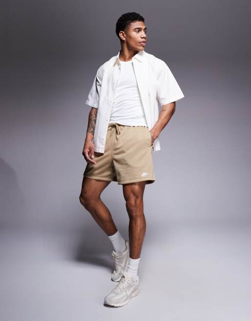 Nike - Club - Pantaloncini beige