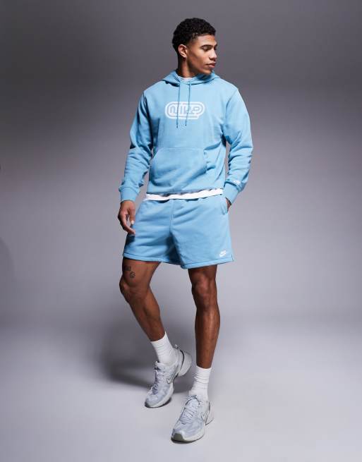 Nike - Club - Pantaloncini blu in spugna, 2 di 5