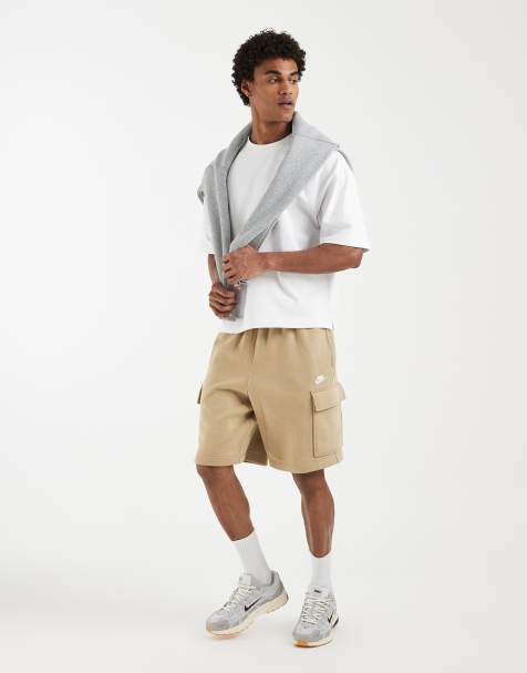 Nike - Club - Pantaloncini cargo in felpa beige - view 1