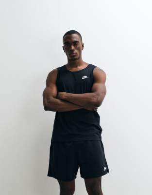 Nike Uomo Nero Club - Pantaloncini - Taglia S - Immagine 6