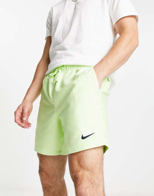 Nike Club - Pantaloncini in pile color lime liquido