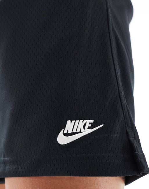 Nike Club - Pantaloncini neri in rete, 5 di 5