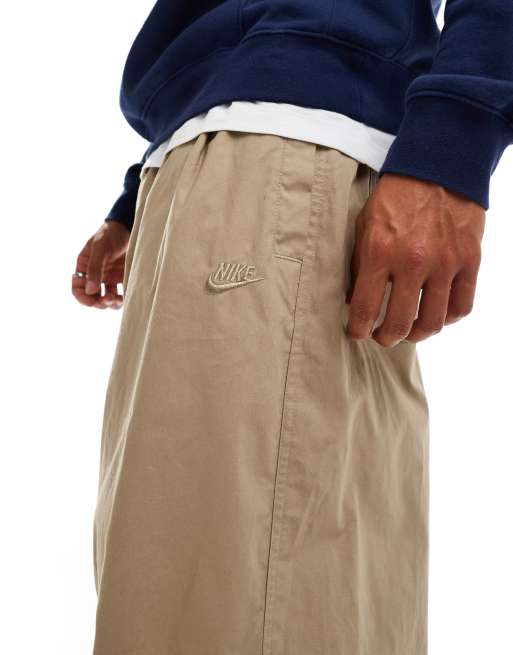 Nike Club Pantaloni a palloncino beige ASOS