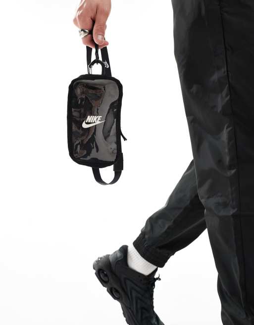 Nike Club phone pouch crossbody bag in black, 3 of 4