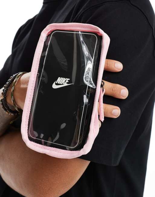 Nike Club phone pouch crossbody bag in soft pink | ASOS