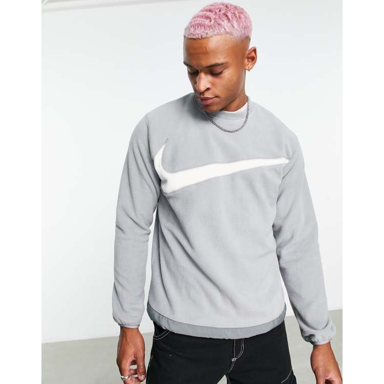 Nike big discount swoosh crew sweat