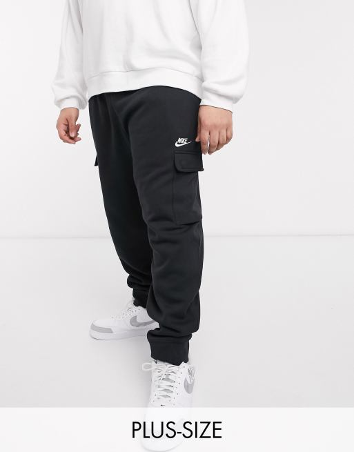 Petite Black Cuffed Cargo Joggers