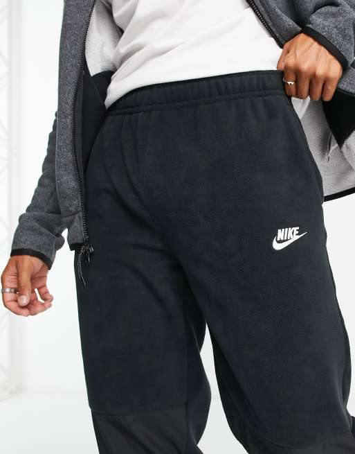 black cotton nike sweatpants