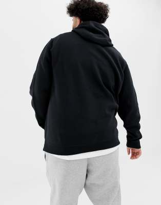 nike black overhead hoodie