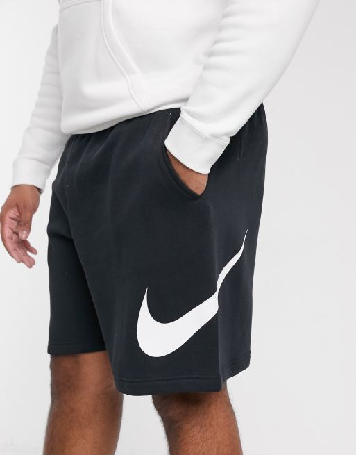 Nike Club Plus Logo Black Sweat Shorts