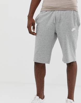 nike club shorts grey