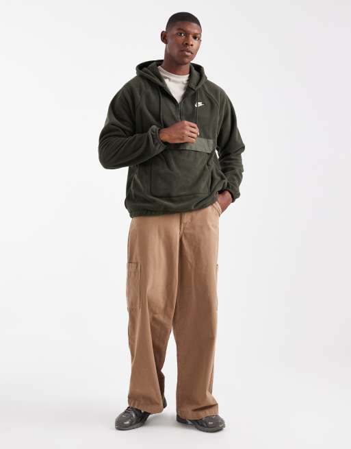 Nike - Club - Polaire à col zippé - Vert foncé, 2 de 5