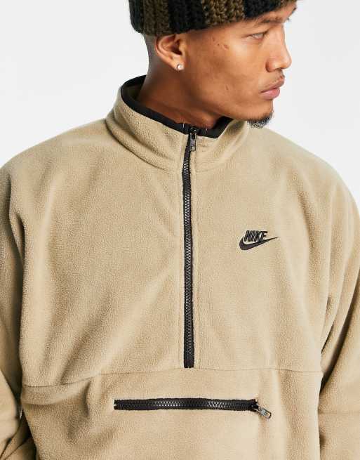 Nike seasonal polar fleece half zip jacket best sale