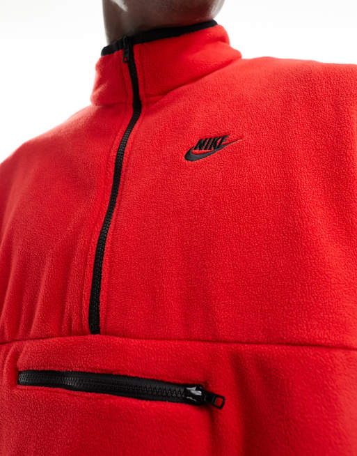 Nike polar discount fleece half zip