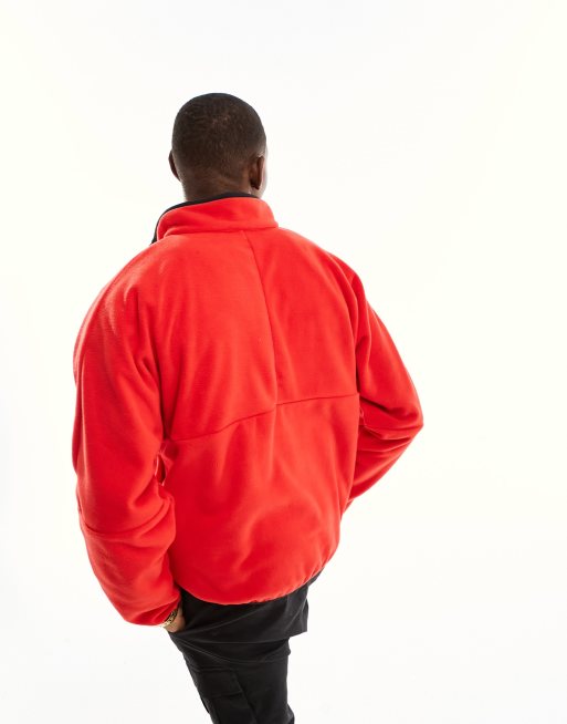 Polar Fleece Half Zip - Red