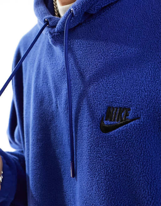 Blue nike pullover sale hoodie