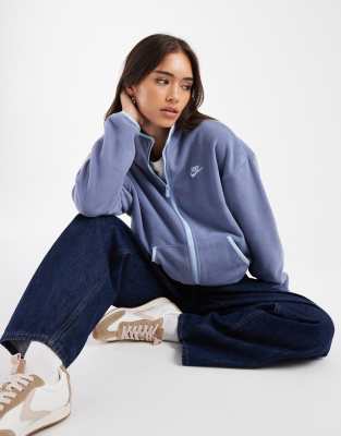 Nike Nike Club polar fleece jacket in blue