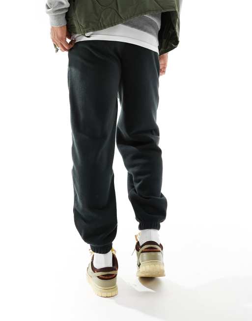 Essentials Black Polar Fleece Lounge Pants