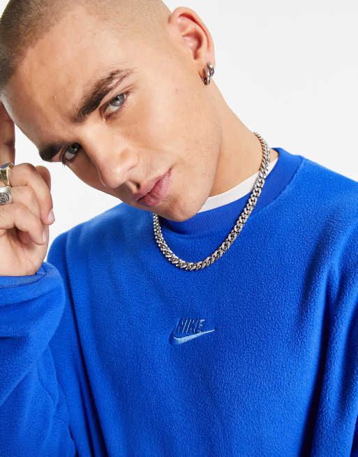 Royal blue cheap nike sweatshirt