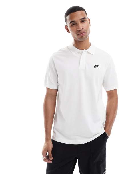 Nike - Club - Polo - Blanc - view 1