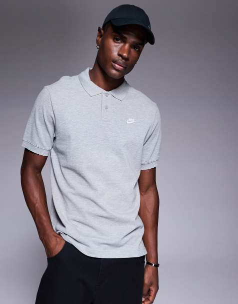 Nike - Club - Polo - Gris - view 1
